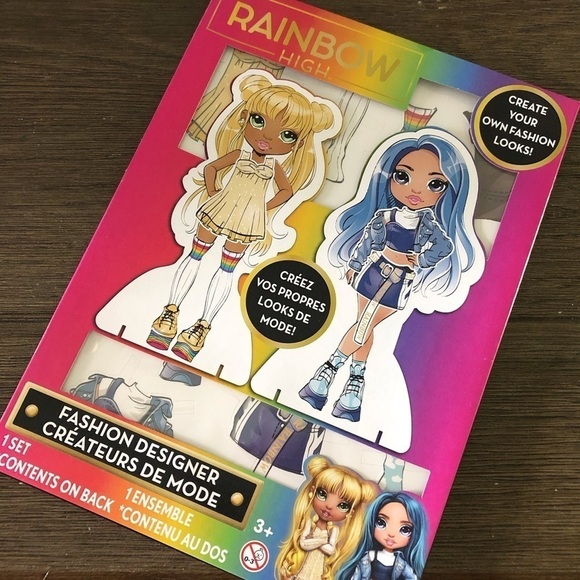 Rainbow High Fashion Designer paper doll set - Picture 1 of 4